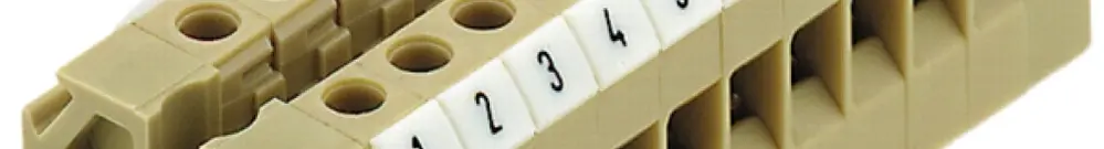 Morsetto di passaggio Weidmüller AKB connessione a vite 4mm² beige 