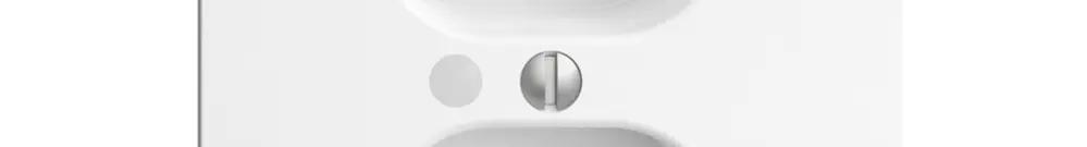 Kit frontale EDIZIOdue bianco 60×60mm 2×T13 con lente 
