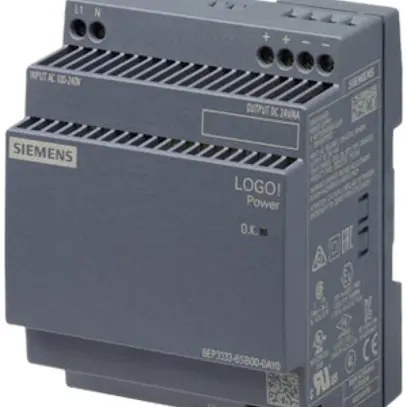 Alimentazione Siemens LOGO!POWER, IN:100…240VAC, OUT:24VDC/4A, 4UM 