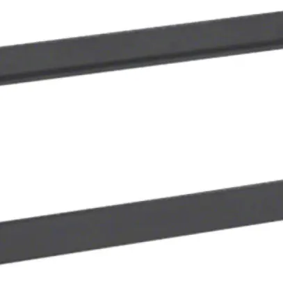 Zoccolo Hager FZ911WE 349×100×375mm completa nero acciaio 