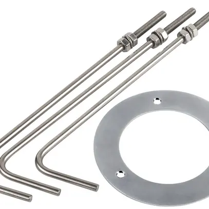 Kit ancoraggio per calcestruzzo SLV M-POL acciaio affinato Ø100×200mm 