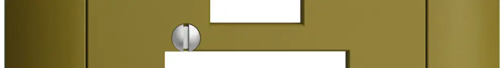 Kit frontale INC EDIZIOdue olive 88×88mm 3×RJ45 