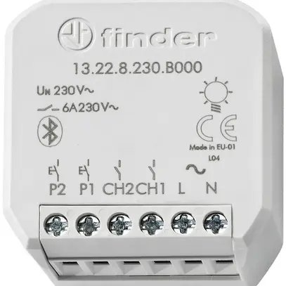Récepteur radio INC YESLY, sortie de commutation 2-canal, 6A/230V, bluetooth 