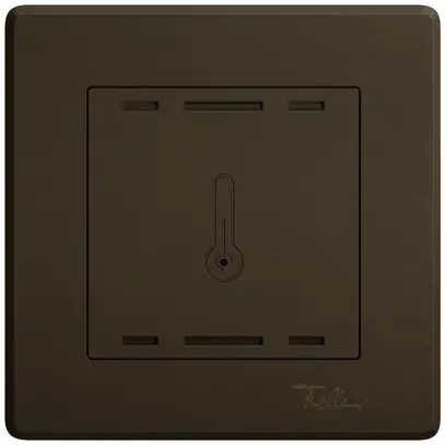 Comando p.sensore temperatura ambiente INC EDIZIO.liv Wiser SNAPFIX® 96×96mm um 