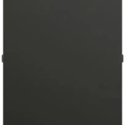 Capot central ABB-Tenton, pour unité de poussoir petit, noir mat 