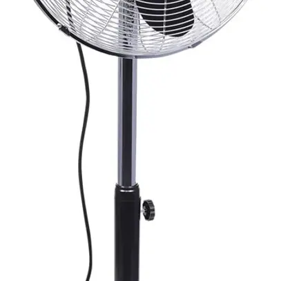Ventilateur sur pied METAL BLACK 3560m³/h 50W 420×1050…1250×400mm noir 
