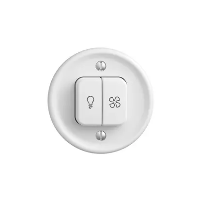 Kit frontal STANDARDdue blanc bouton double 