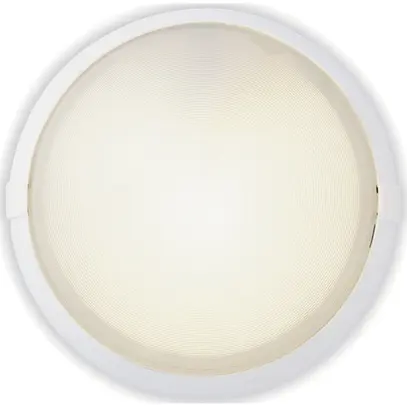 Armature ronde 70W E27 IP44 blanc 