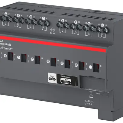 Attuatore-commutatore AMD ABB-free@home SA-M-8.16.2.2, 8-volte, 16A/230VAC 