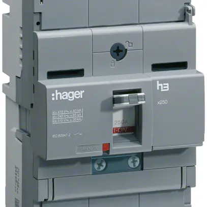 Leistungsschalter Hager x250 40kA 3L 250A TM 