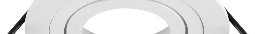 Cadre d'encastrement SLV NEW TRIA 75 aluminium Ø93×26mm blanc 