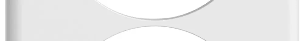 Piastra di copertura INC STANDARDdue SNAPFIX® 2×1/1×2 2×Ø58 90×150mm bi 