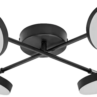 LED-Spot LEDVANCE Decor Moon Cross 21W 1120lm 830 482×482×92mm schwarz 4×Spot 