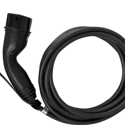 Câble de recharge lisse 32A triphasé type 2, 7m (jusqu'à 22kW) 