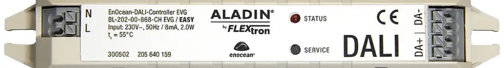 Commande DALI BE ALADIN, EnOcean, EASY, Broadcast 