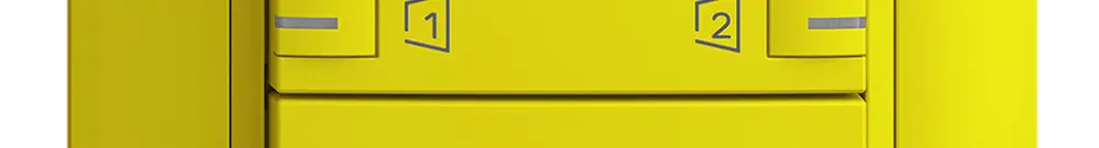 UP-Frontset EDIZIOdue zeptrionAIR Dimmer S1/S2 mit LED lemon 