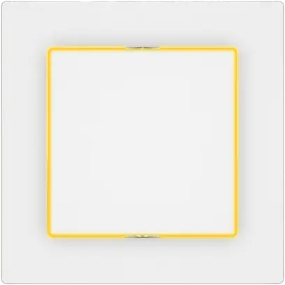 Leuchtdruckschalter EDIZIO.liv SNAPFIX® 3/2L Seitenlinse KS gelb ws 