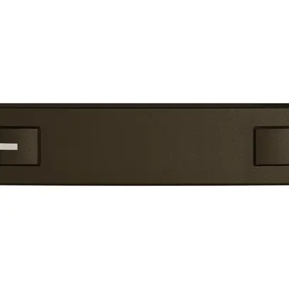 Poussoir 1/4 EDIZIO.liv SNAPFIX® p.KNX&UNI a.LED comm.à 2 touches br 