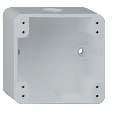 En-tête AP Hager robusto 1×1 86×86mm gris clair 