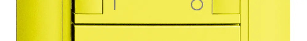 Poussoir ENC ZEP 2c/2t ON-OFF station centrale EDIZIOdue lemon 