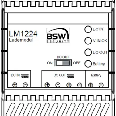 Caricatore AMD BSW LM24K, 24VDC 100W/0.8A (max. 7Ah), 3×contatto di sorvegl. 3UM 