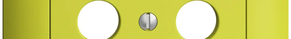 Kit frontal ENC EDIZIOdue lemon 88×88mm 