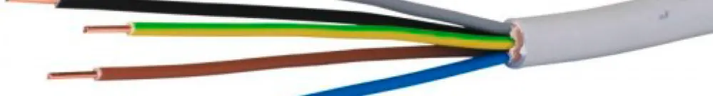 Installationskabel FE0 5×1.5mm² 3LNPE Dca, grau Ring à 100m