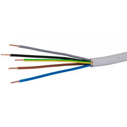 Cavo d'installazione FE0 5×1.5mm² 3LNPE Dca, grigio Rotolo a 100m