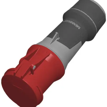 Presa mobile CEE PowerTOPXtra 63A IP44 5P 6h 400V Ø95×268mm rosso 