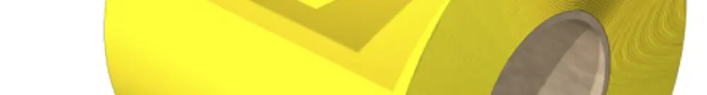 Étiquette Weidmüller THM PV EL 90 GE 30M continue auto-adhésive jaune 