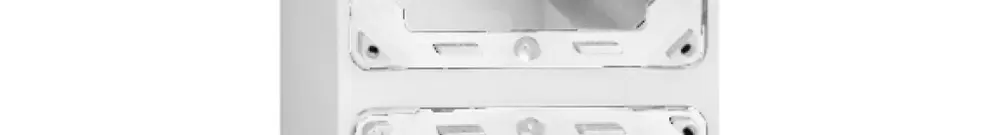Fondo di scatola grd.I-I bianco 3×M20 