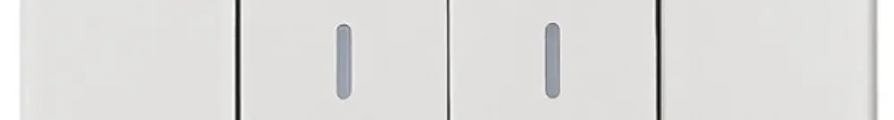 Inverseur double ENC 3+3 ARTEOR, blanc 