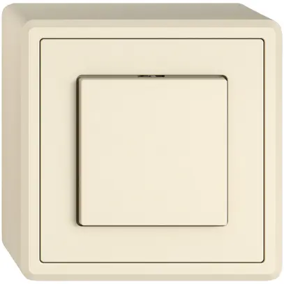 Interrupteur à poussoir AP EDIZIO.liv SNAPFIX® interrupteur/inverseur 3/1L cr 