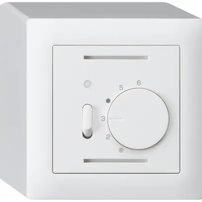 Termostato ambiente AP kallysto bianco con interruttore 