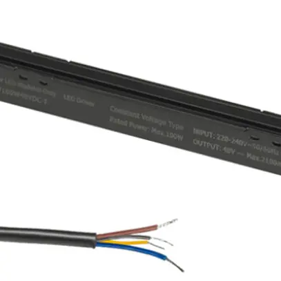 Alimentazione LED SLV TRACK Intrack binario conduttore 100W 48V DALI 298mm nero 