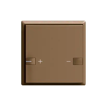Poussoir ENC ZEP variateur univ. 1c/1t avec LED EDIZIOdue coffee 