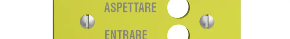 Placca frontale EDIZIOdue lemon italiano 