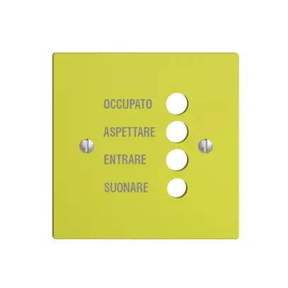 Placca frontale EDIZIOdue lemon italiano 