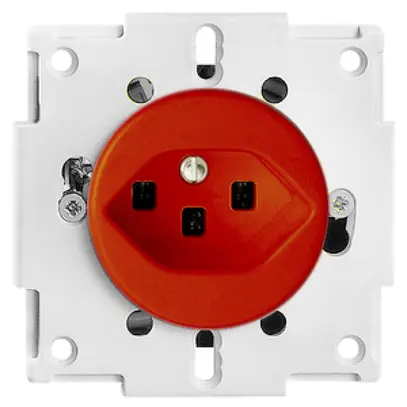 Presa INS FH T23 16A arancione, con morsetti innest. 