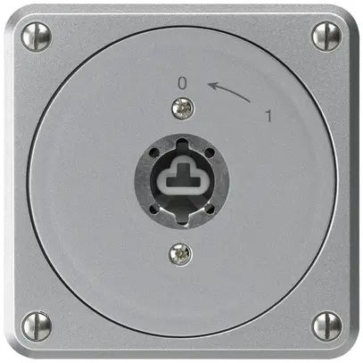 Contact pivotant à clé ENC robusto aluminium sans clapet sans cylindre 1P combi 