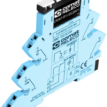 Relè d'interfaccia ComatReleco CRINT-C125, 220…240VDC, 1C MOSFET 4A/3…28.8VDC 