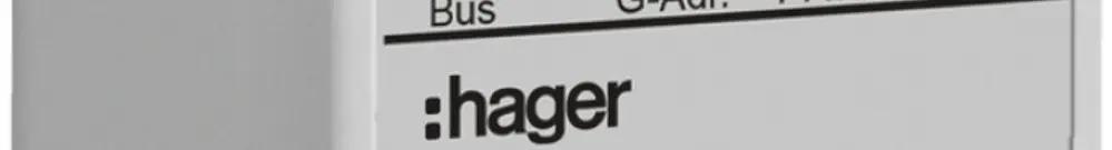 REG-Schaltrelais Hager 2-Draht, für Türsprechanlage, Audio-Bus, 2-fach 