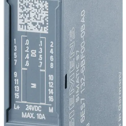 Modulo di uscita PLC Siemens SIMATIC ET200SP DQ 8×24VDC/0.5A HF A0 CC02 