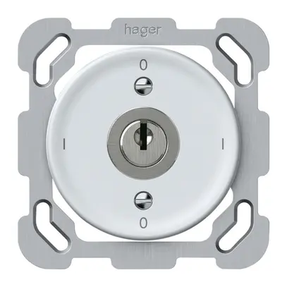 Interruttore a chiave INC origin interruttore 0/3L 16A 250V 0-I-0-I 77×77mm bi 