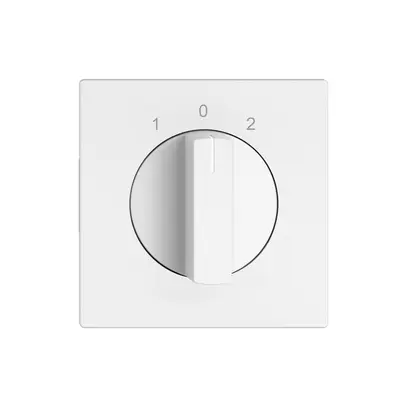 Interruttore rotativo EDIZIO.liv c.2×ritiro 1P 1-0-2 p=31mm bi 