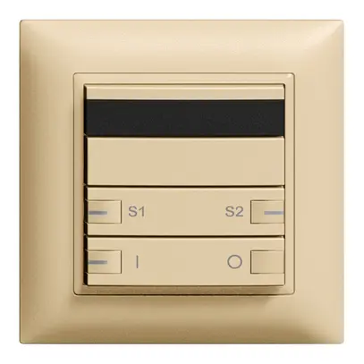 Poussoir ENC ZEP IR ON-OFF-scène 1c/2t EDIZIOdue sand 
