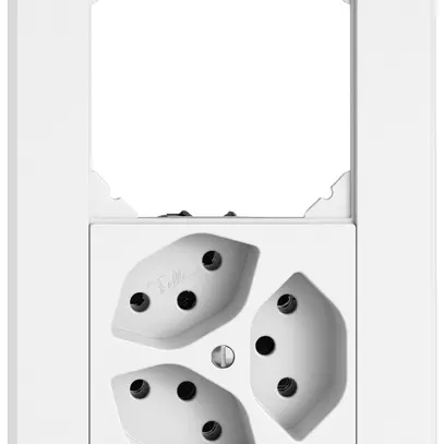 UP-Kombination EDIZIO.liv SNAPFIX® 2×1 156×96mm leer+3×T13 weiss 
