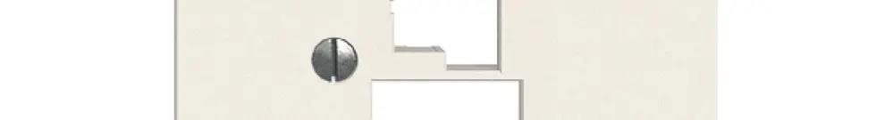 Placca frontale 1×T+T,1×RJ45 EDIZIOdue bianco R&M swissline 