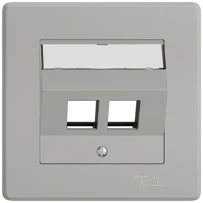 Kit di montaggio INC EDIZIO.liv Keystone SNAPFIX® inclinato 2× grc 
