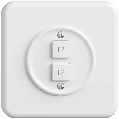 Comando per pulsante scena INC 2 scene vert./2T WLAN Sdue Wiser bianco 
